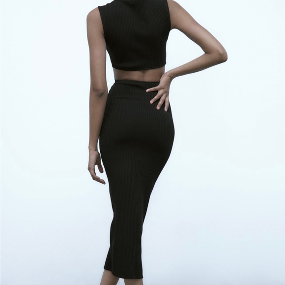 Zara Cut Out Dress BNWT - Picture 4 of 7